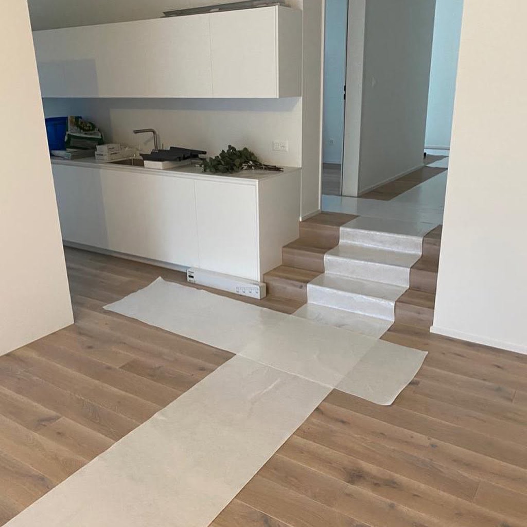 Bodenschutz in einer Wohnung