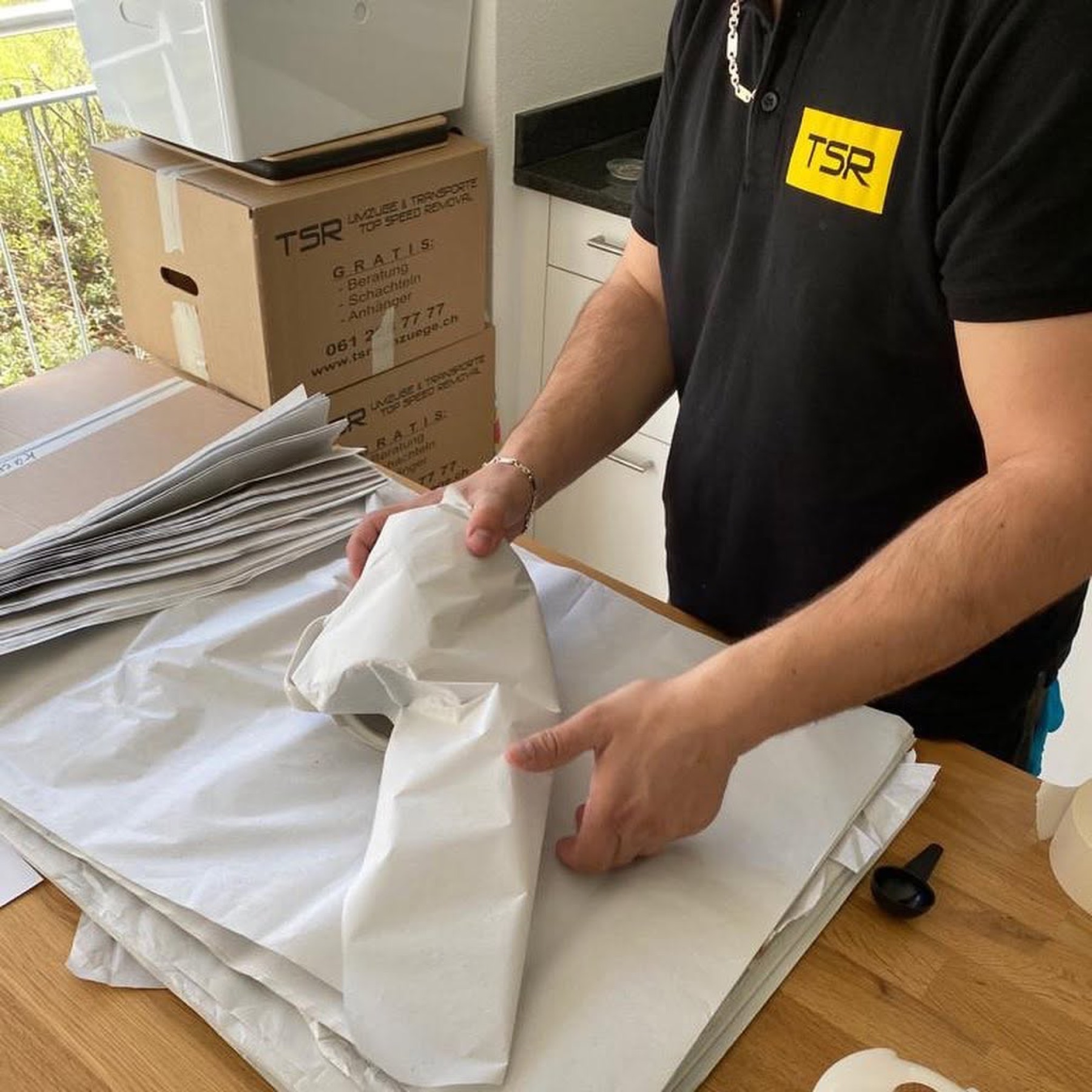 TSR Verpackungsmaterial