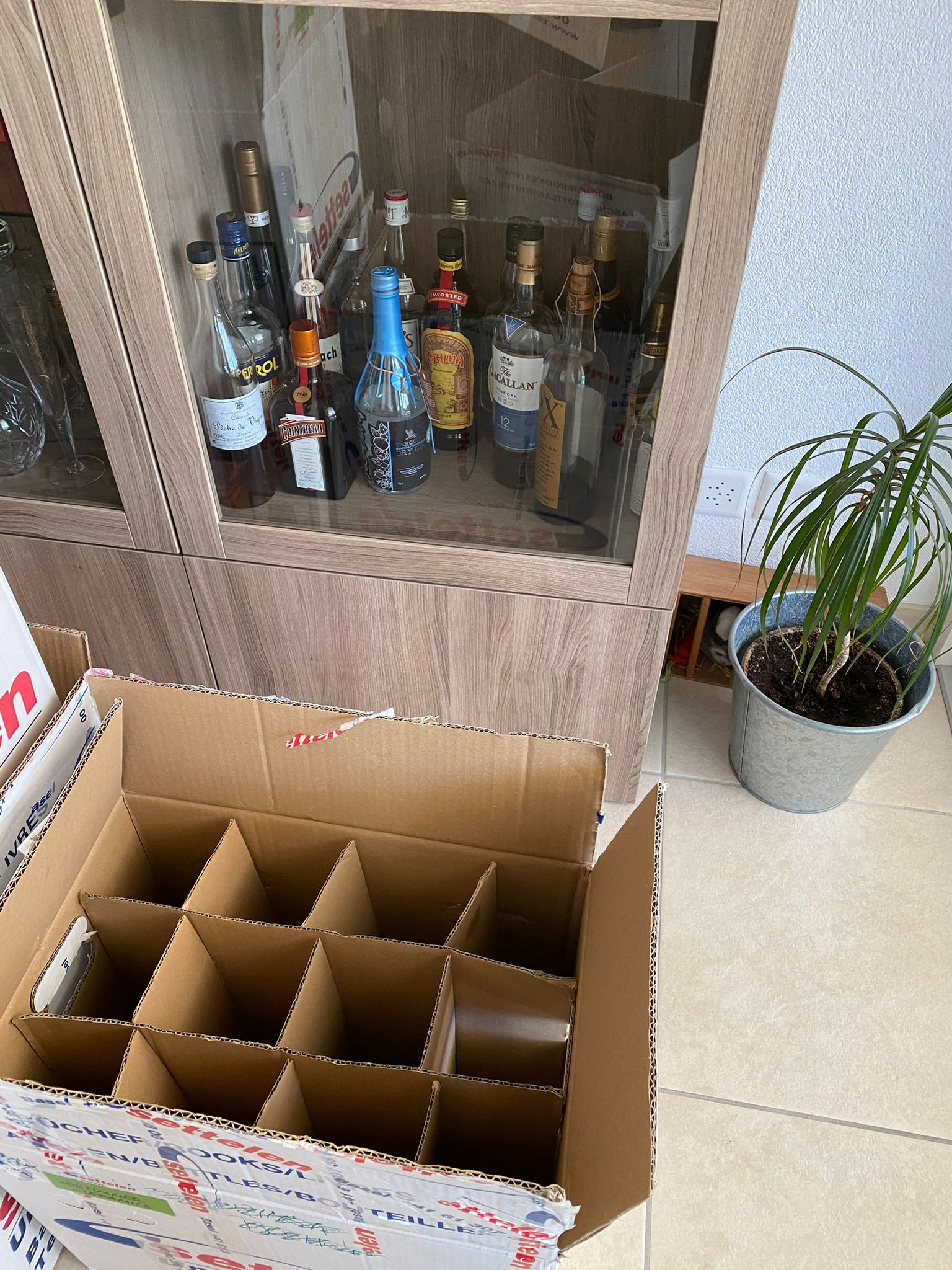 Verpackungsmaterial für den Umzug